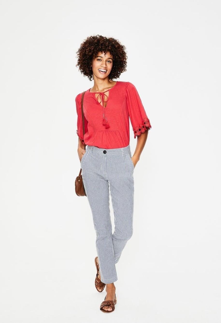 Boden Helena Chino Trousers, Size 6
